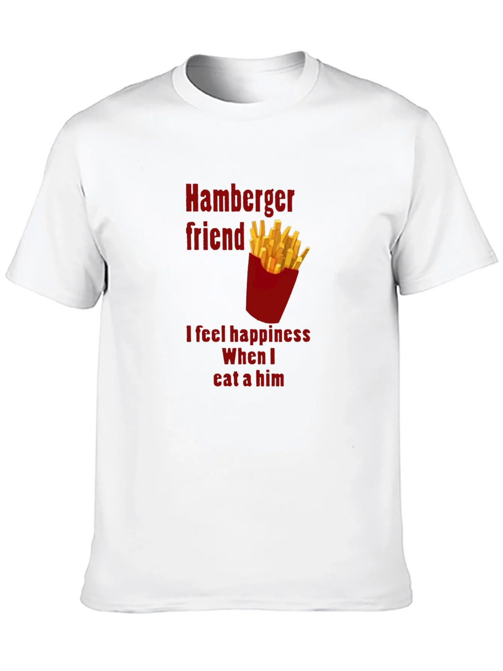Hamburger Friend Tee - Funny Foodie T-Shirt product image 9