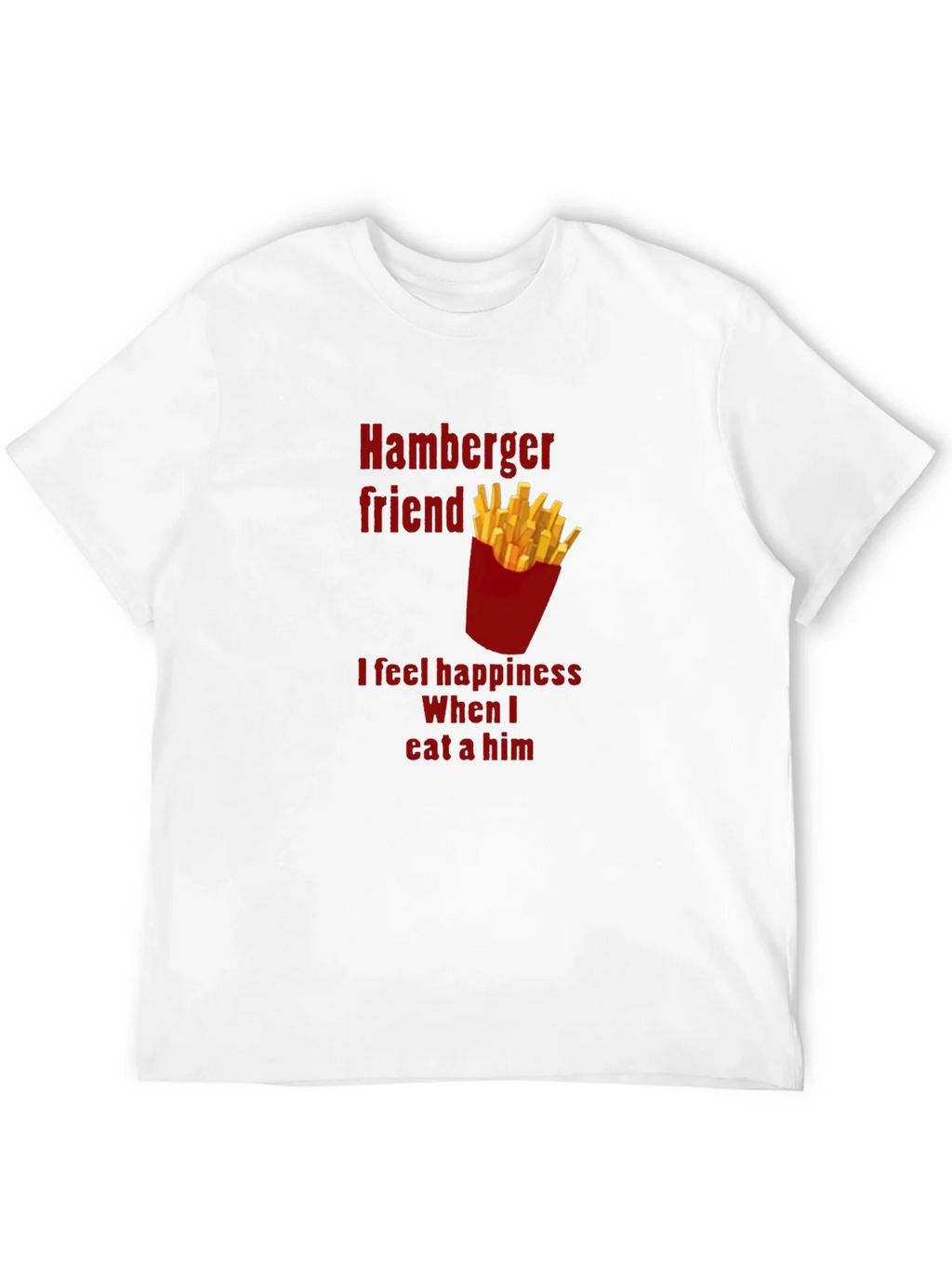 Hamburger Friend Tee - Funny Foodie T-Shirt product image 11