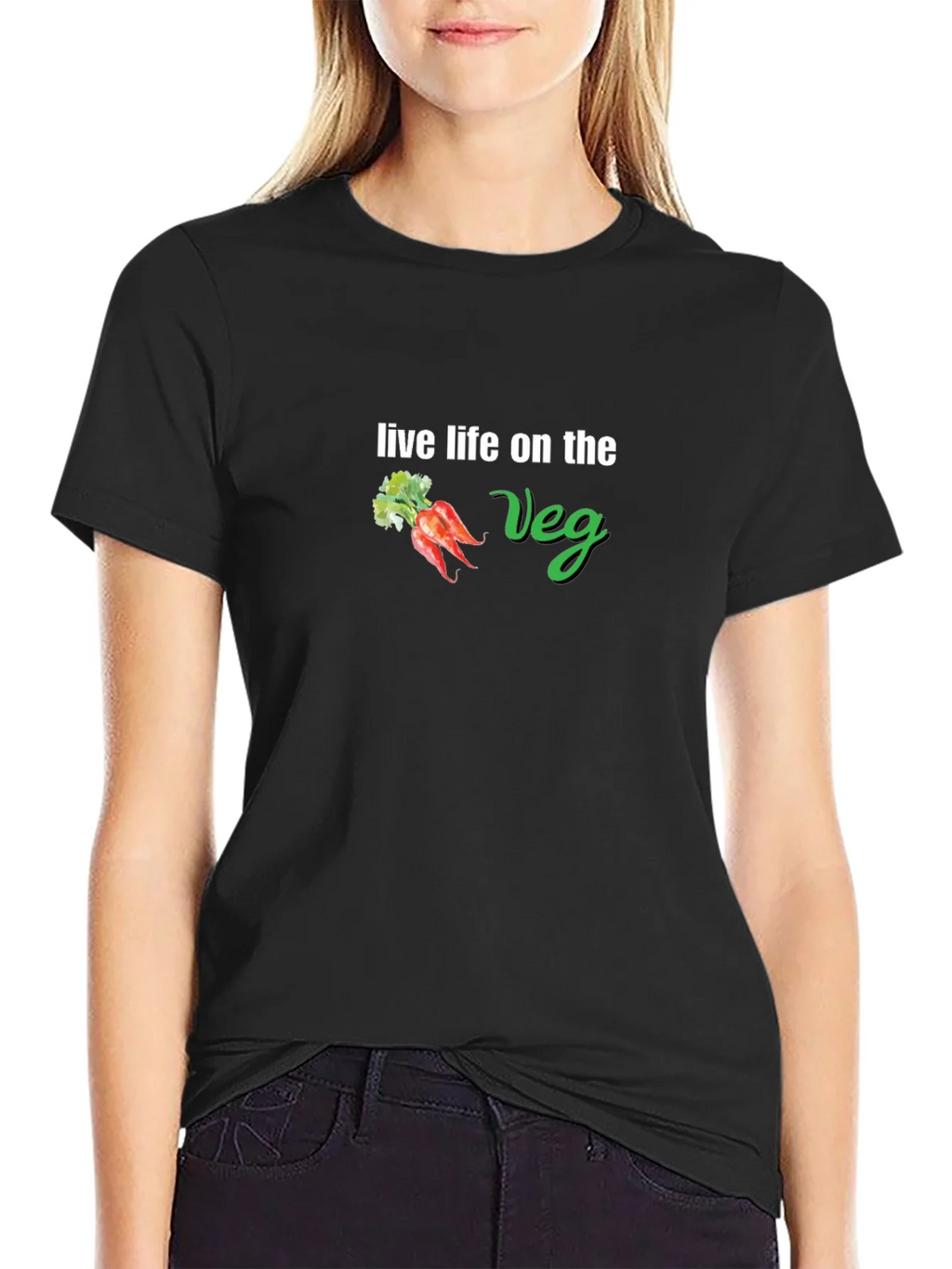 Live Life On The Veg T-Shirt product image 1