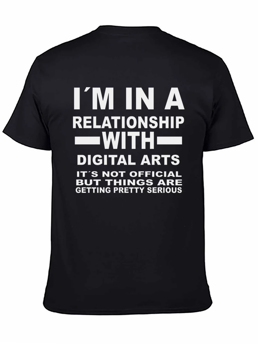Digital Arts Relationship T-Shirt - Novelty Graphic Tee product image 4
