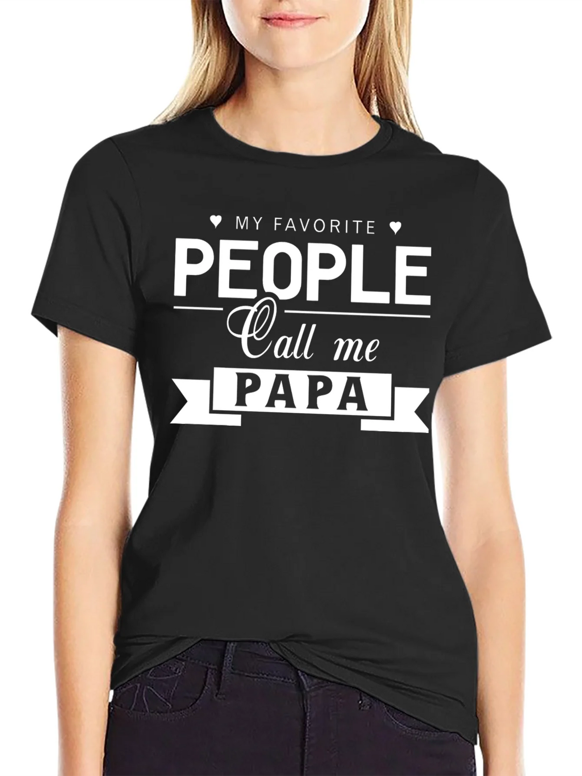 My Favorite People Call Me Papa T-Shirt product image 2