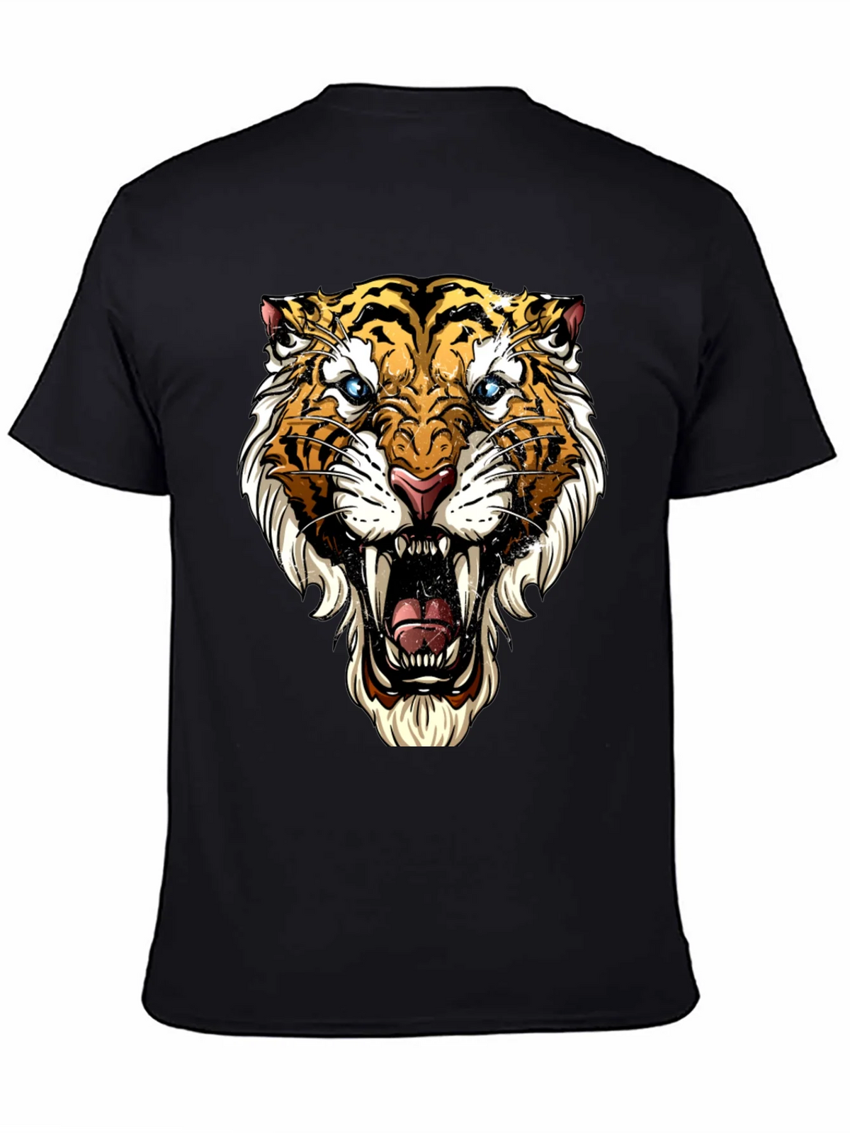 Roaring Tiger Graphic Tee - Bold Black T-Shirt product image 2