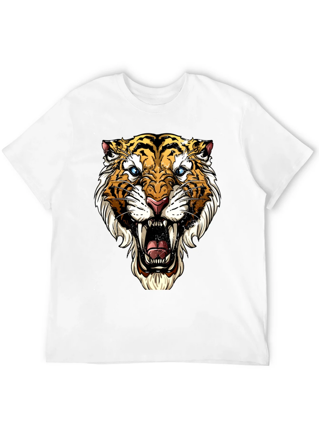 Roaring Tiger Graphic Tee - Bold Black T-Shirt product image 8