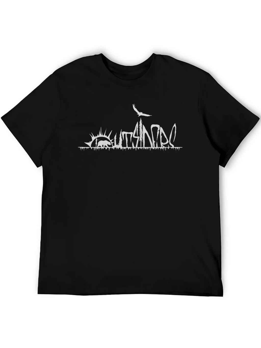 Outsider Graphic Tee - Black product image 5