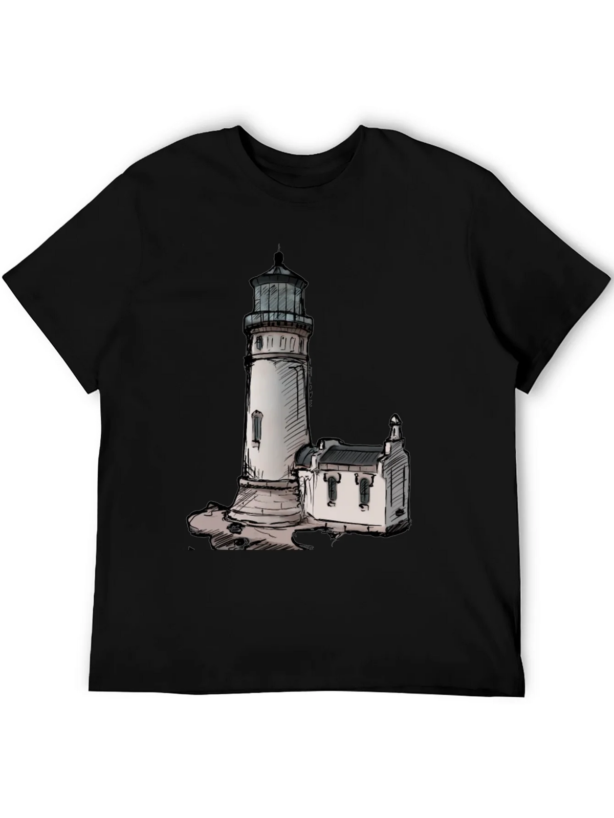 Lighthouse Graphic Tee - Coastal Style product image 5