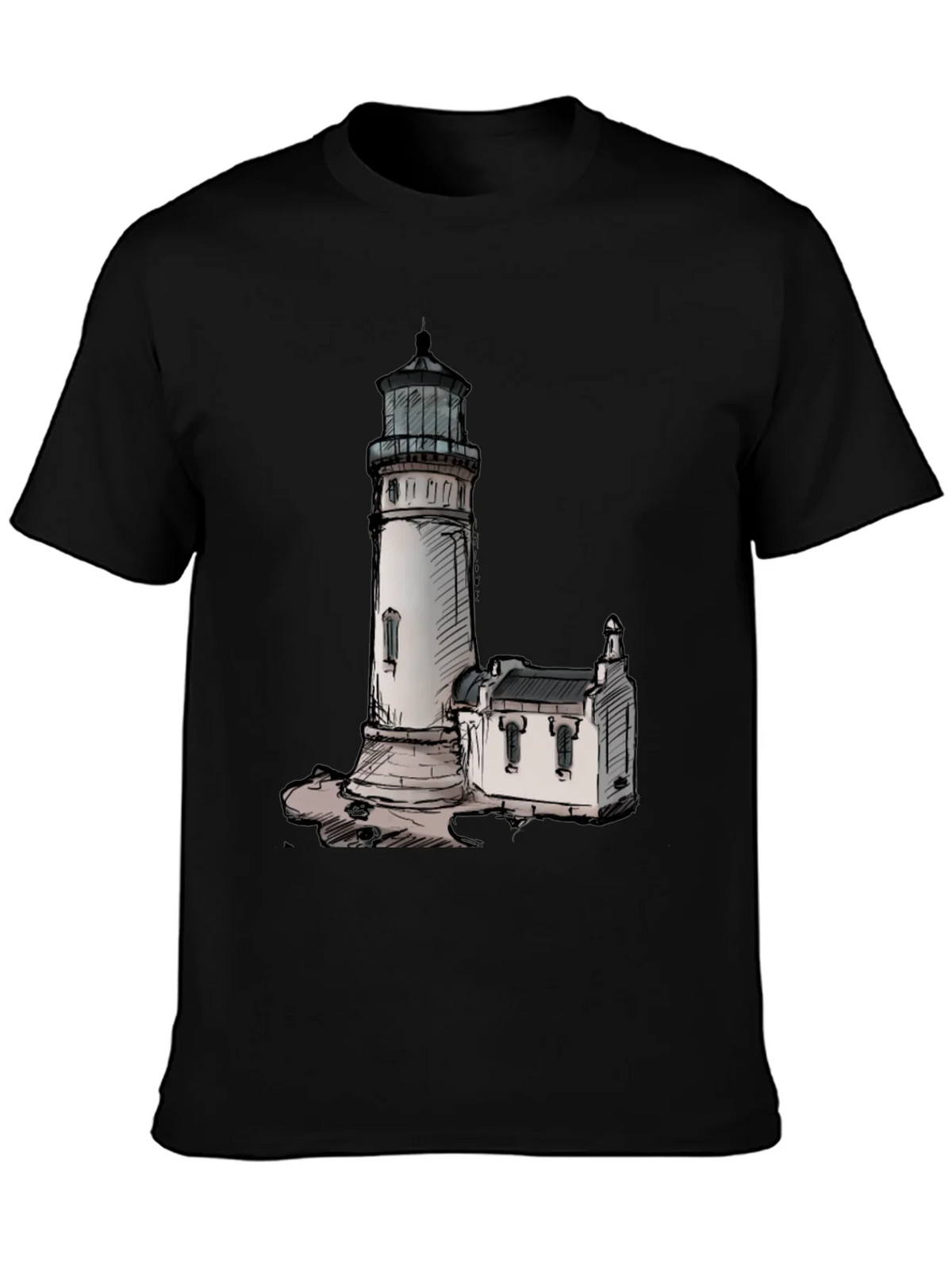 Lighthouse Graphic Tee - Coastal Style product image 3