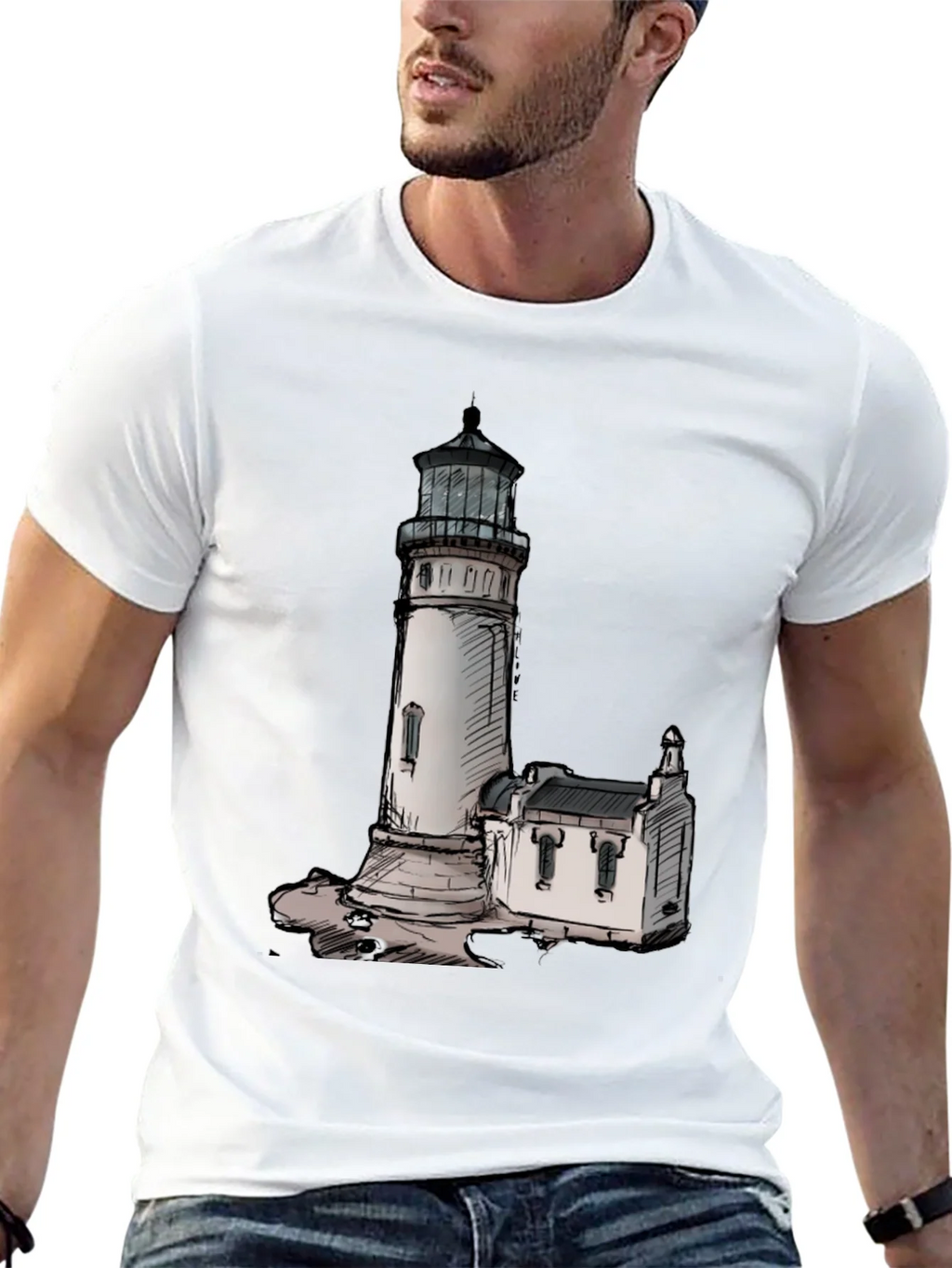 Lighthouse Graphic Tee - Coastal Style product image 12