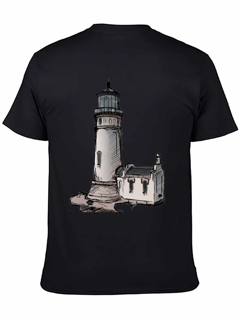 Lighthouse Graphic Tee - Coastal Style product image 4