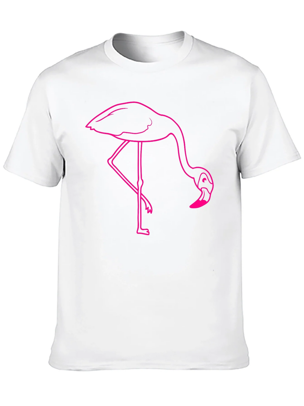Flamingo Graphic Tee - Casual Black T-Shirt product image 7