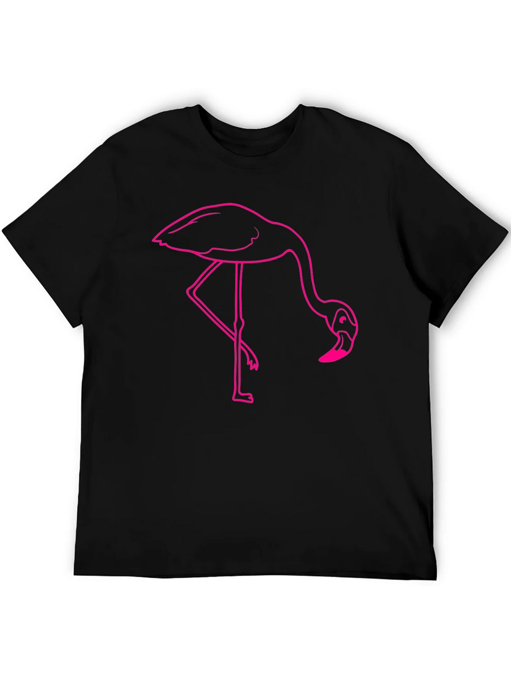 Flamingo Graphic Tee - Casual Black T-Shirt product image 4