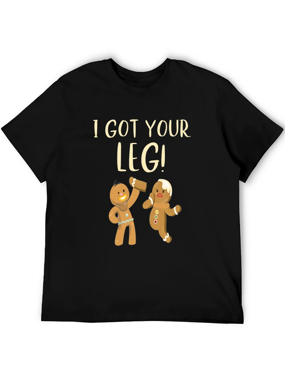 I Got Your Leg! Funny Gingerbread T-Shirt product image 3