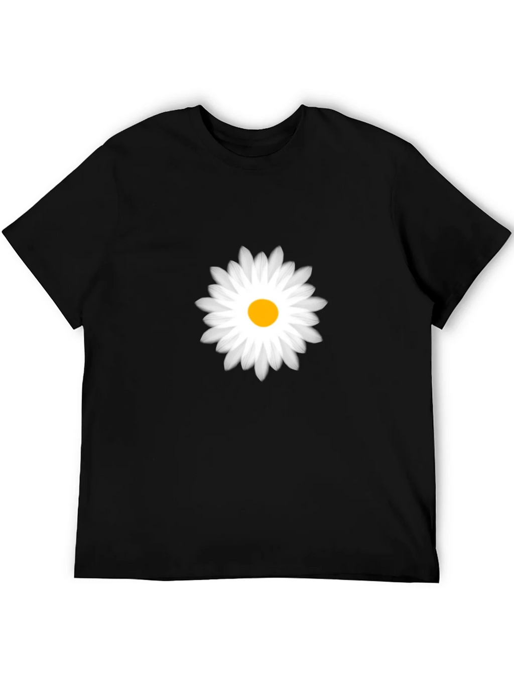 Daisy Graphic Black T-Shirt - Soft Cotton Blend product image 5