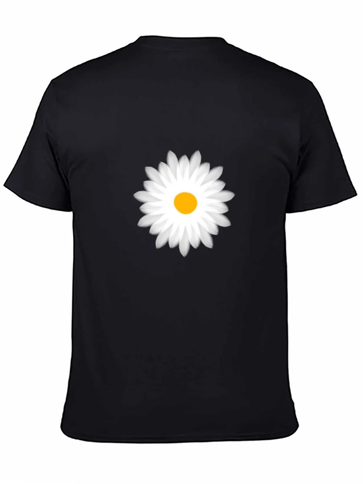 Daisy Graphic Black T-Shirt - Soft Cotton Blend product image 4