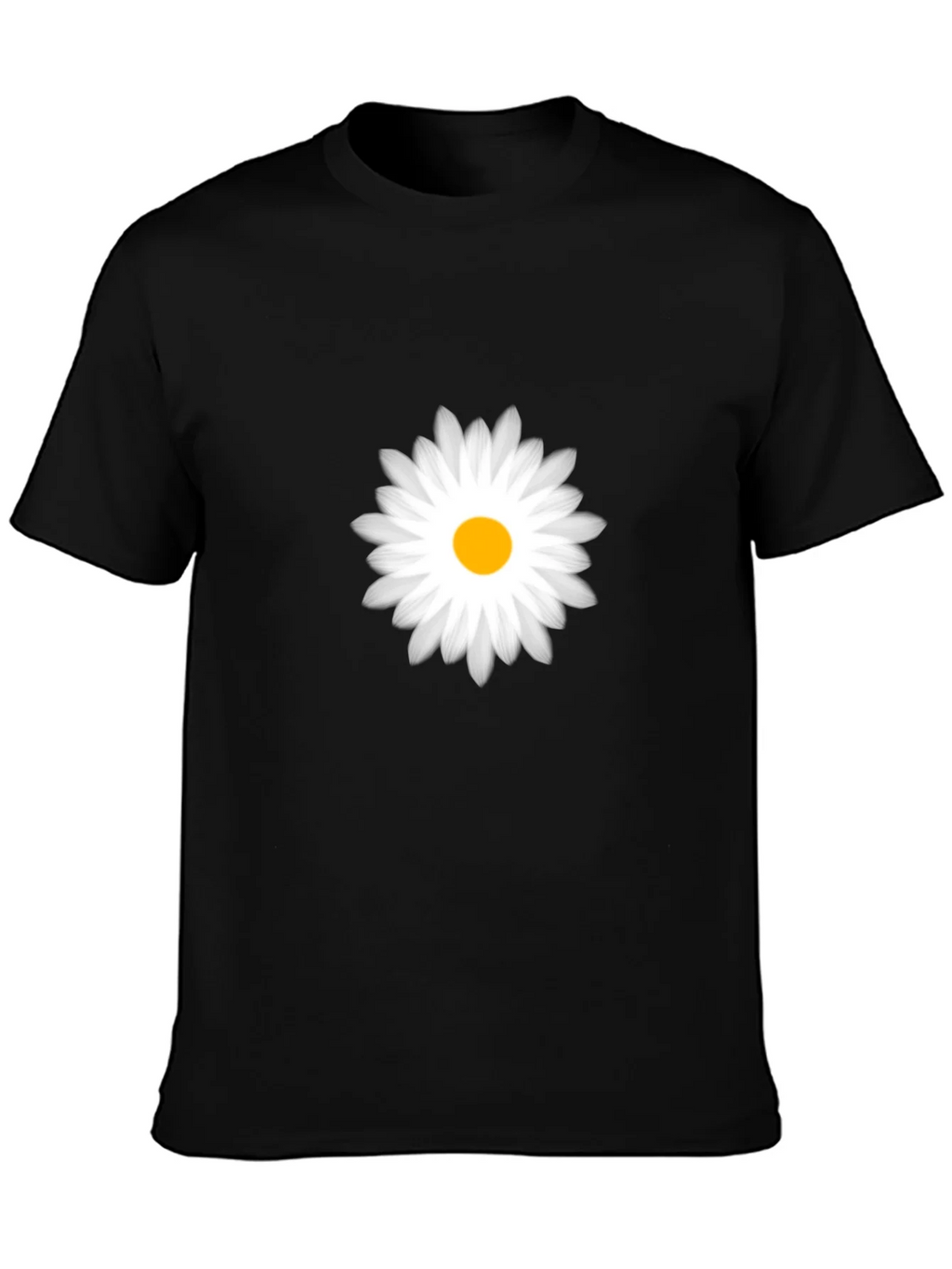Daisy Graphic Black T-Shirt - Soft Cotton Blend product image 3