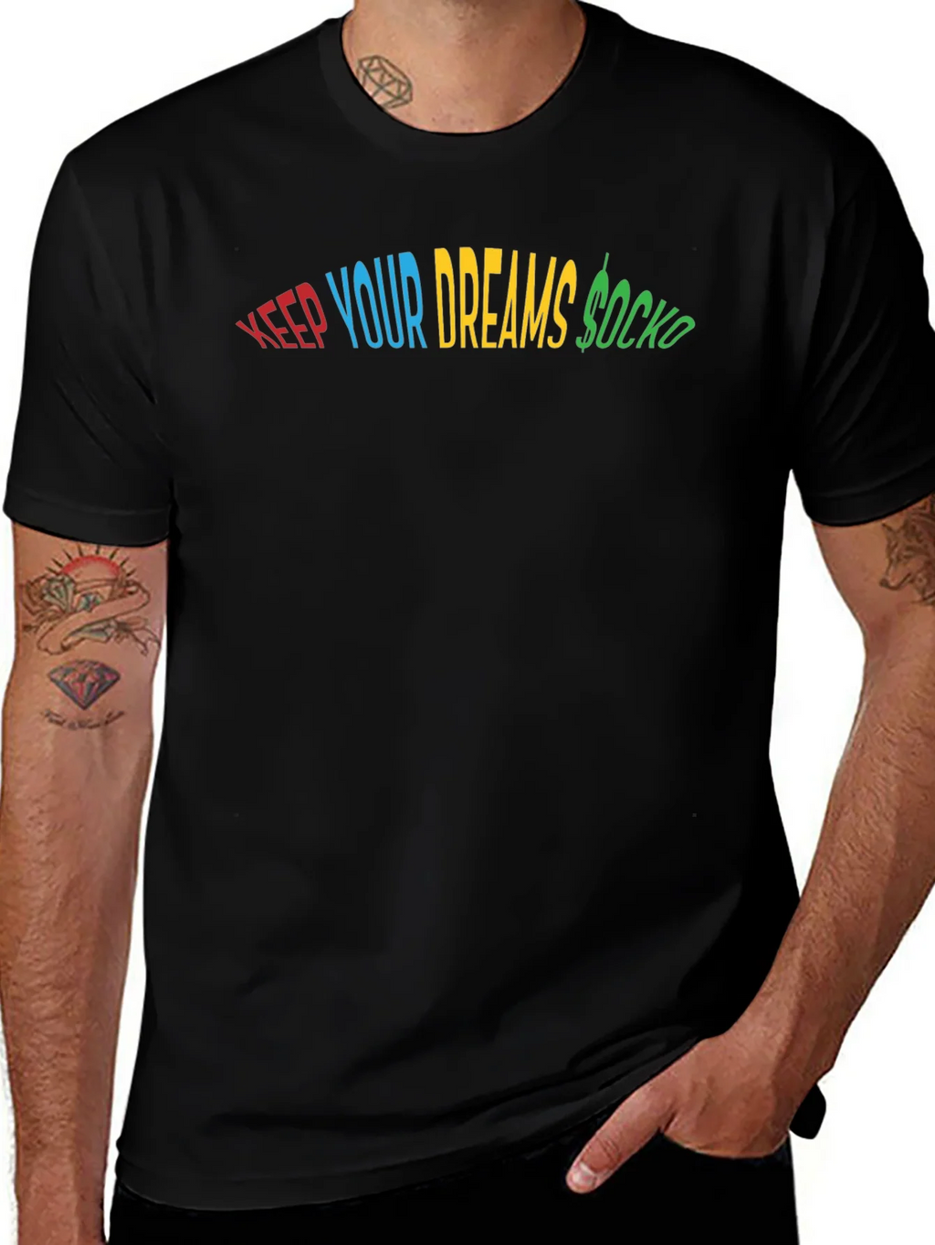 Keep Your Dreams $ocko Black T-Shirt product image 1