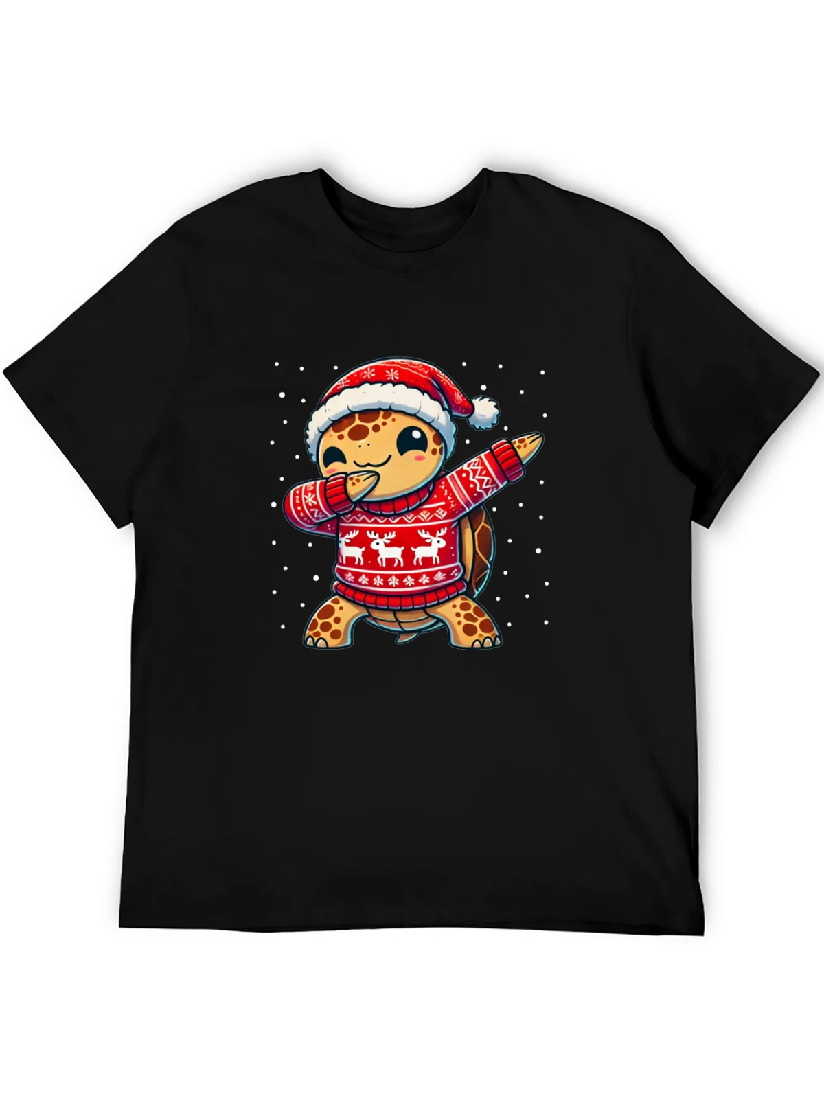 Festive Turtle Dab T-Shirt