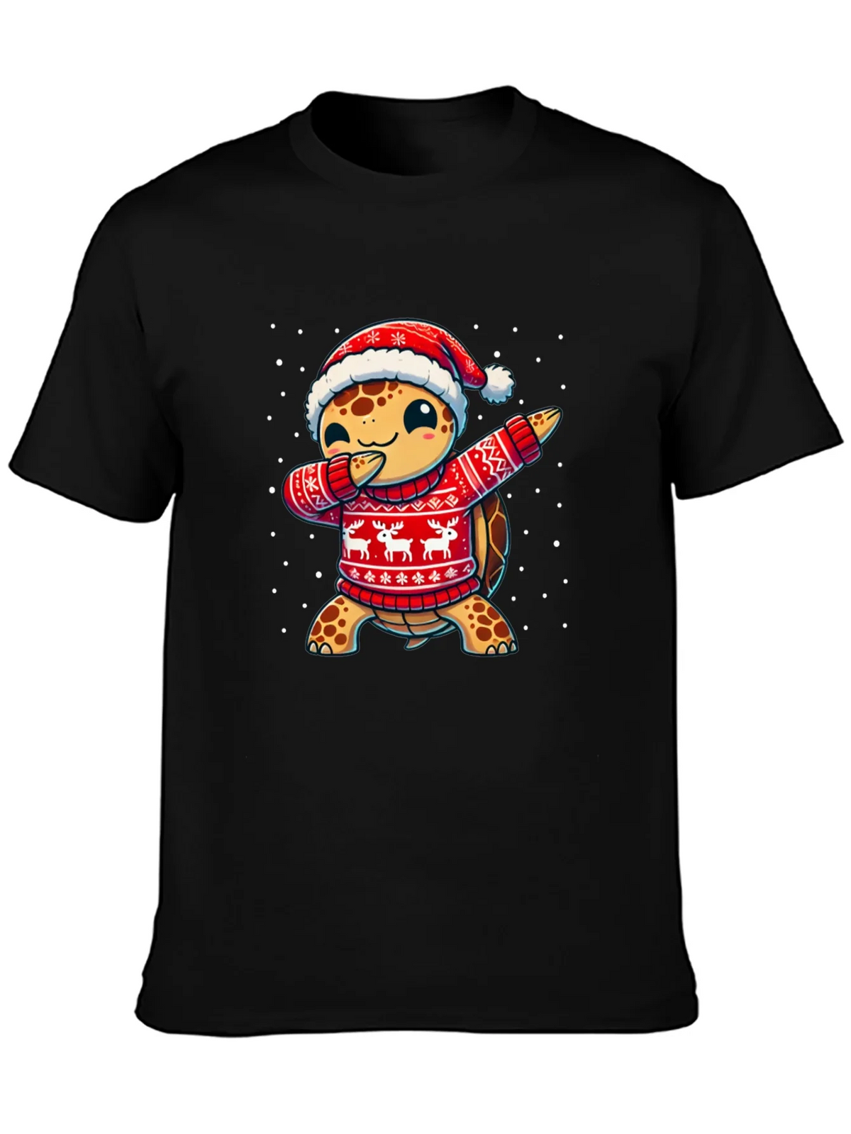 Festive Turtle Dab T-Shirt