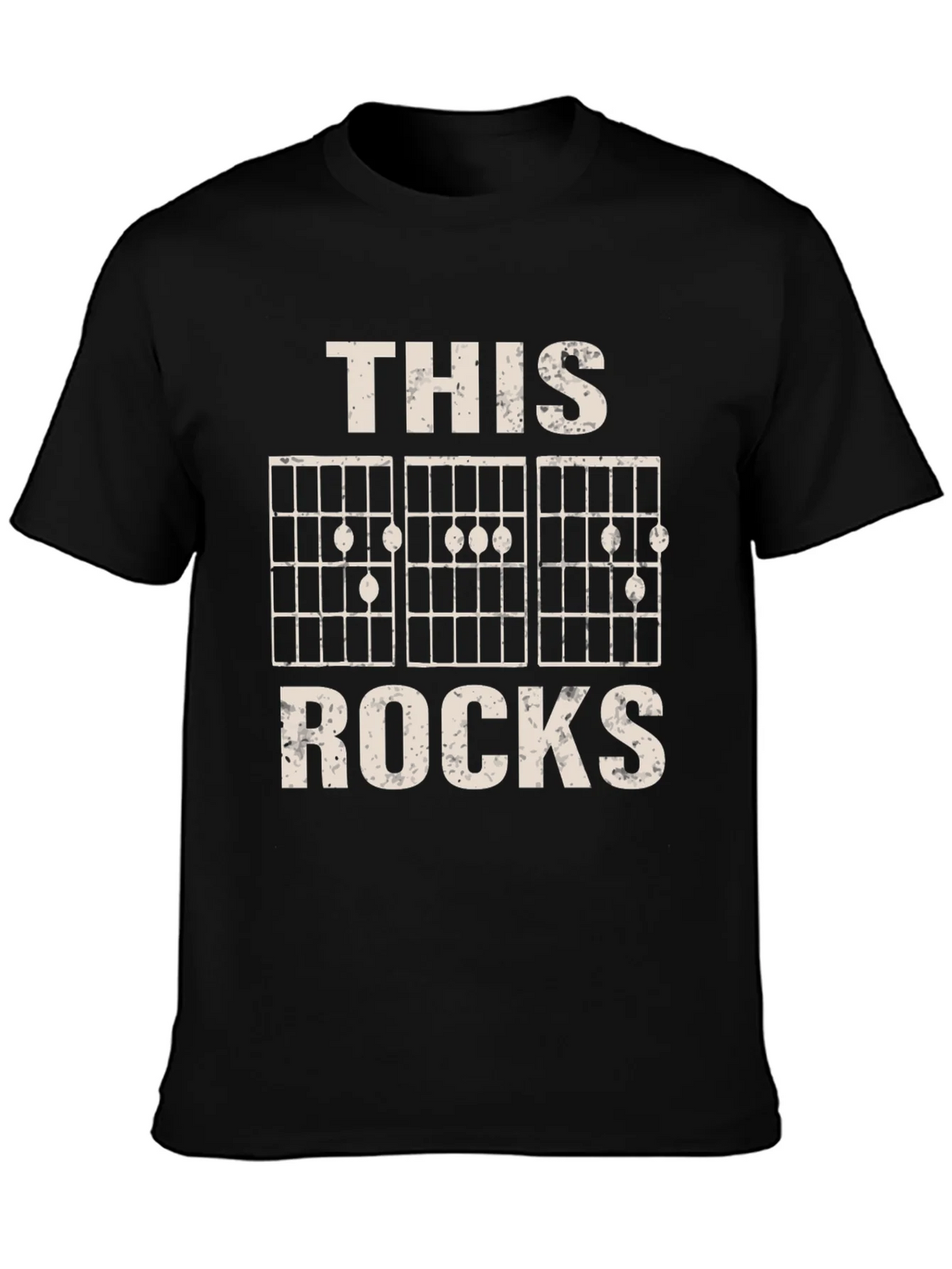Guitar Chord T-Shirt - This Rocks Graphic Tee product image 3