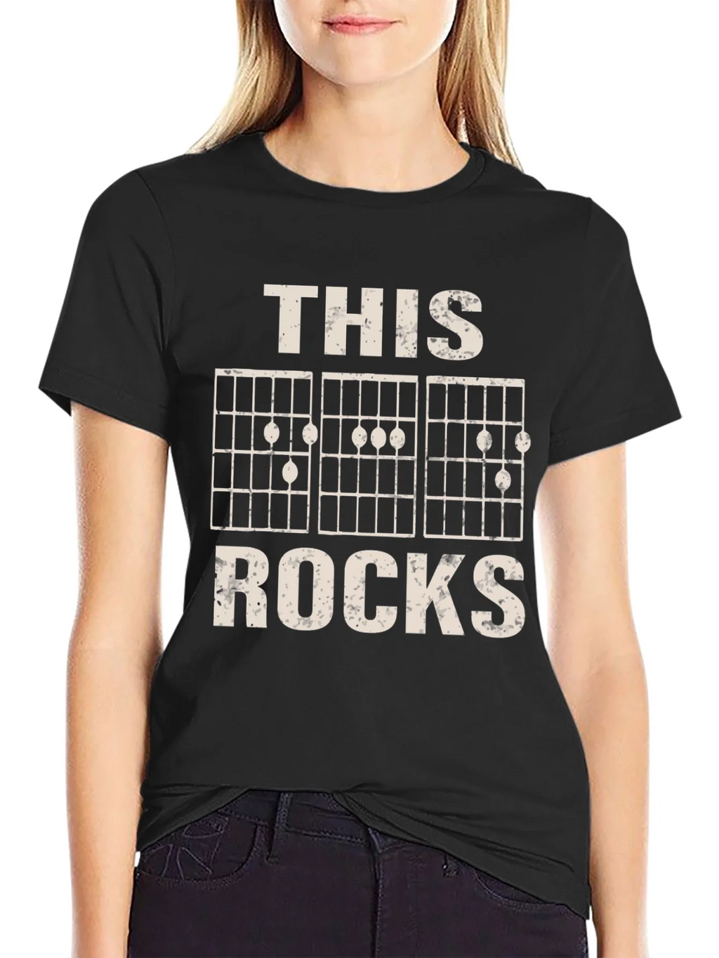 Guitar Chord T-Shirt - This Rocks Graphic Tee product image 2