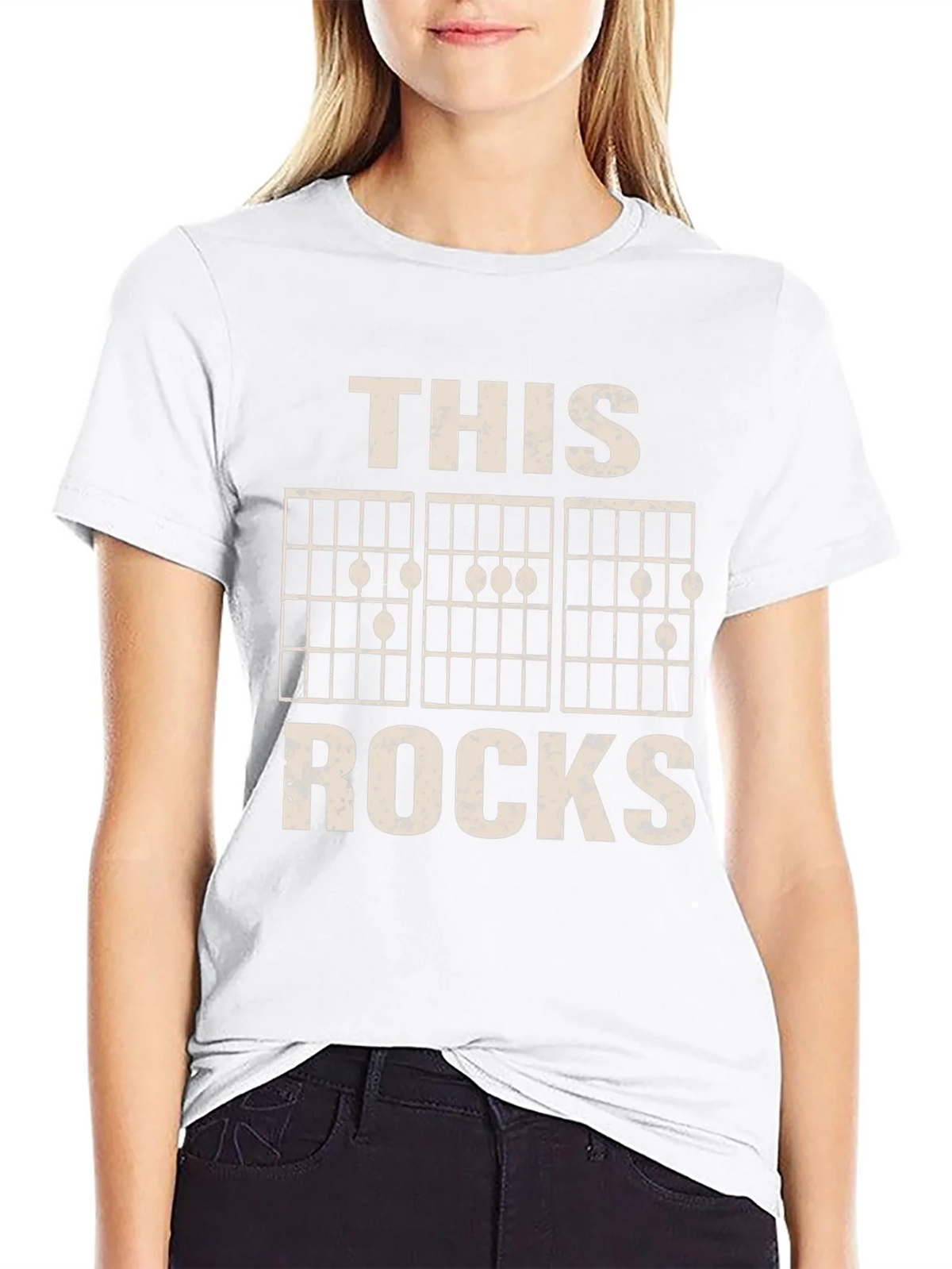 Guitar Chord T-Shirt - This Rocks Graphic Tee product image 8