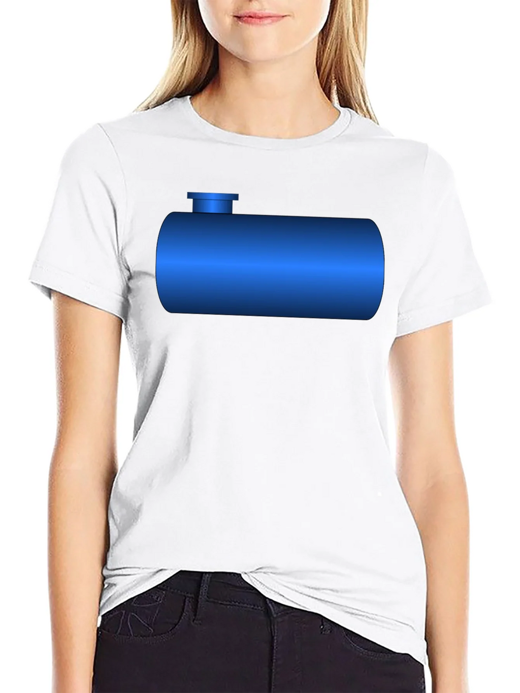 Blue Tank T-Shirt - Novelty Graphic Tee product image 8