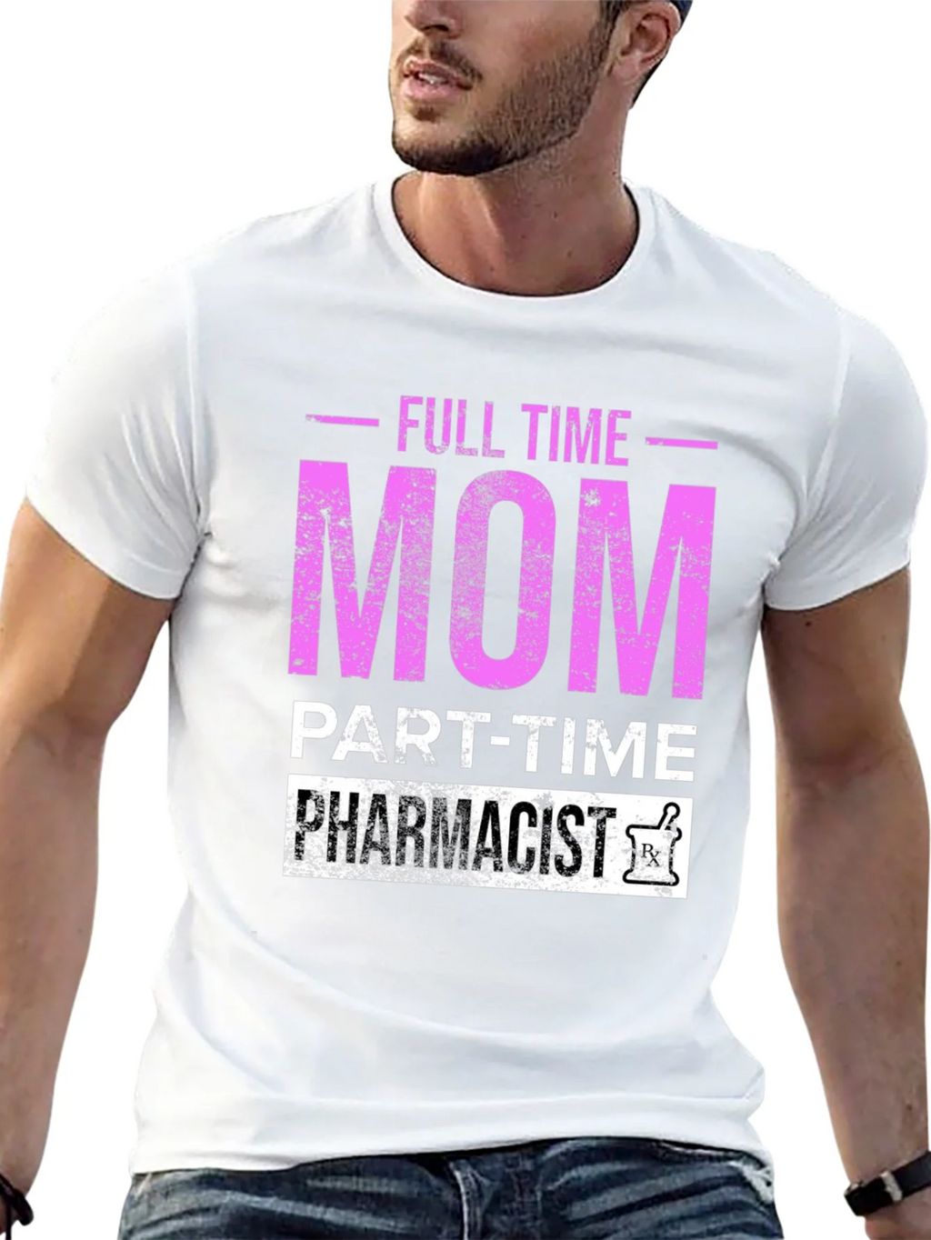 Full Time Mom Part-Time Pharmacist T-Shirt product image 10