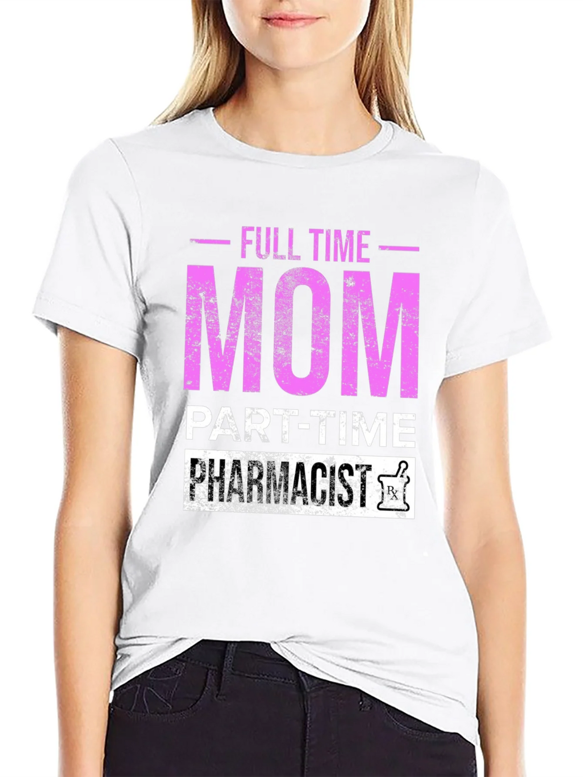 Full Time Mom Part-Time Pharmacist T-Shirt product image 6