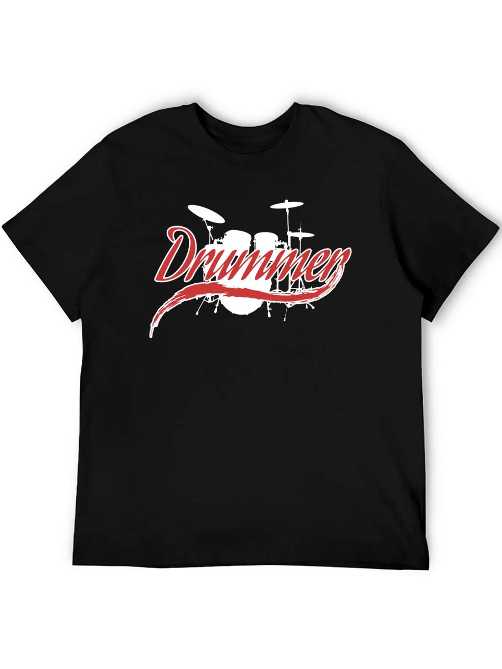 Drummer Graphic Tee - Black product image 5