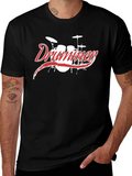 Drummer Graphic Tee - Black product image 1
