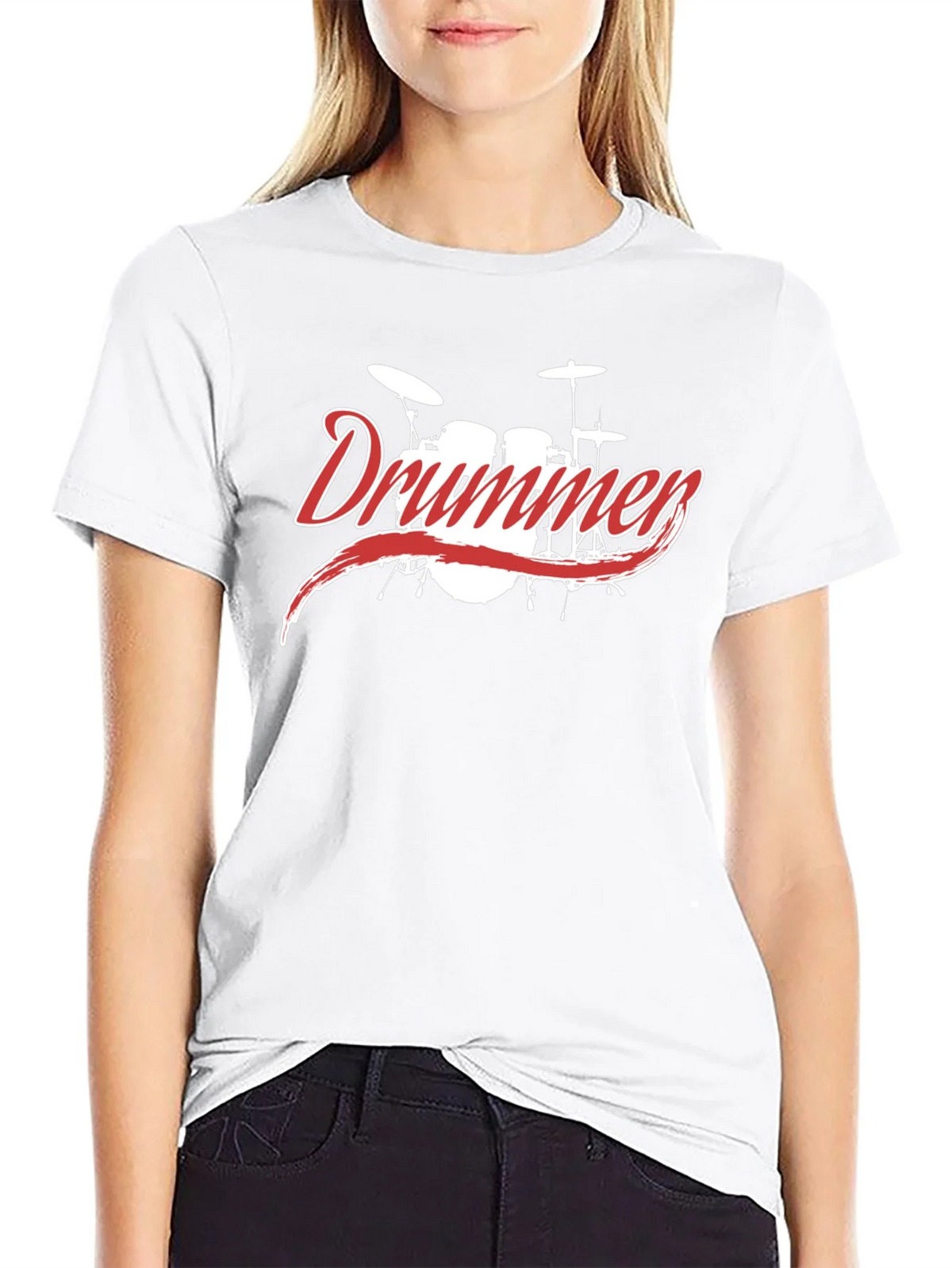 Drummer Graphic Tee - Black product image 8