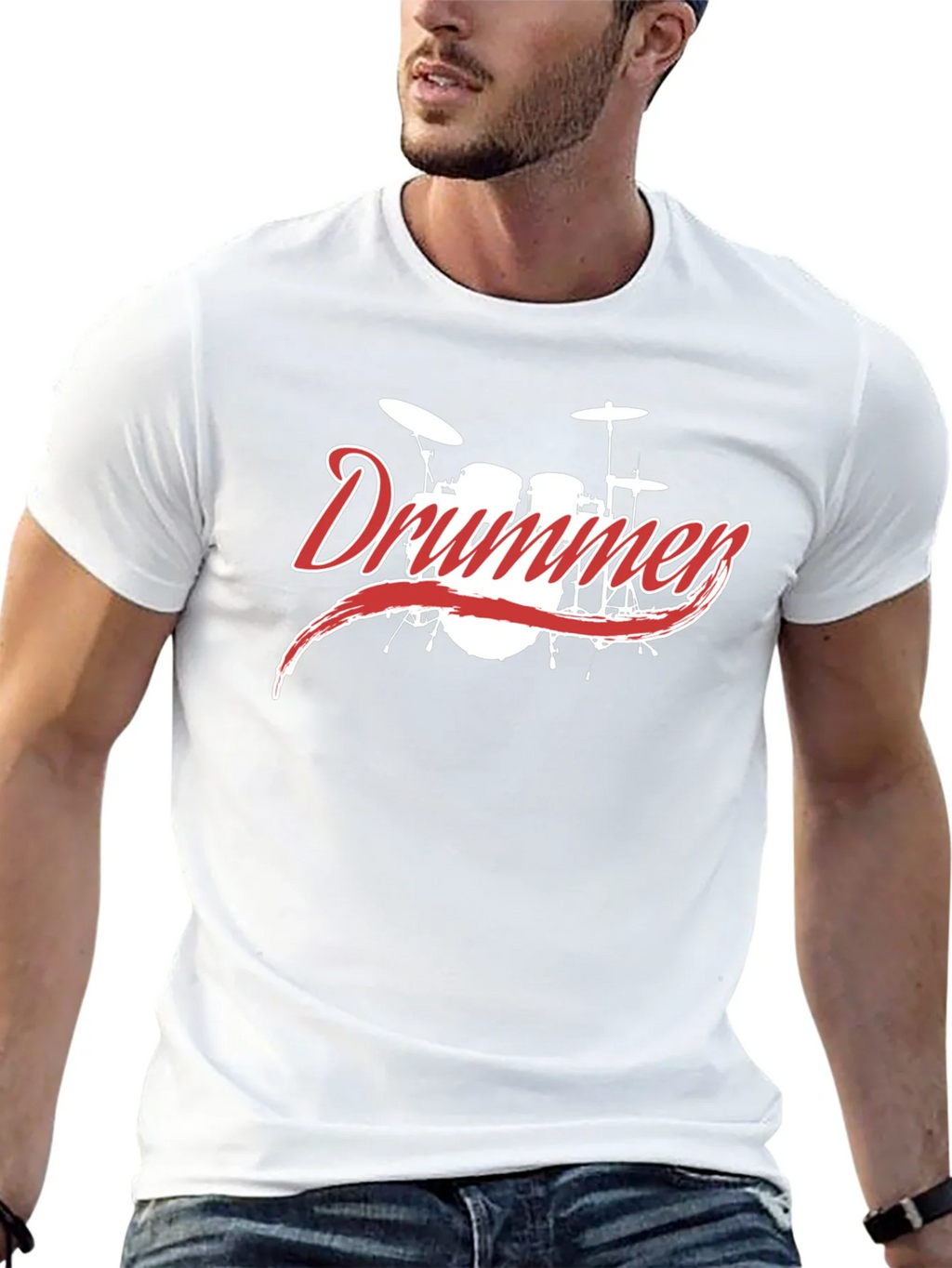 Drummer Graphic Tee - Black product image 12