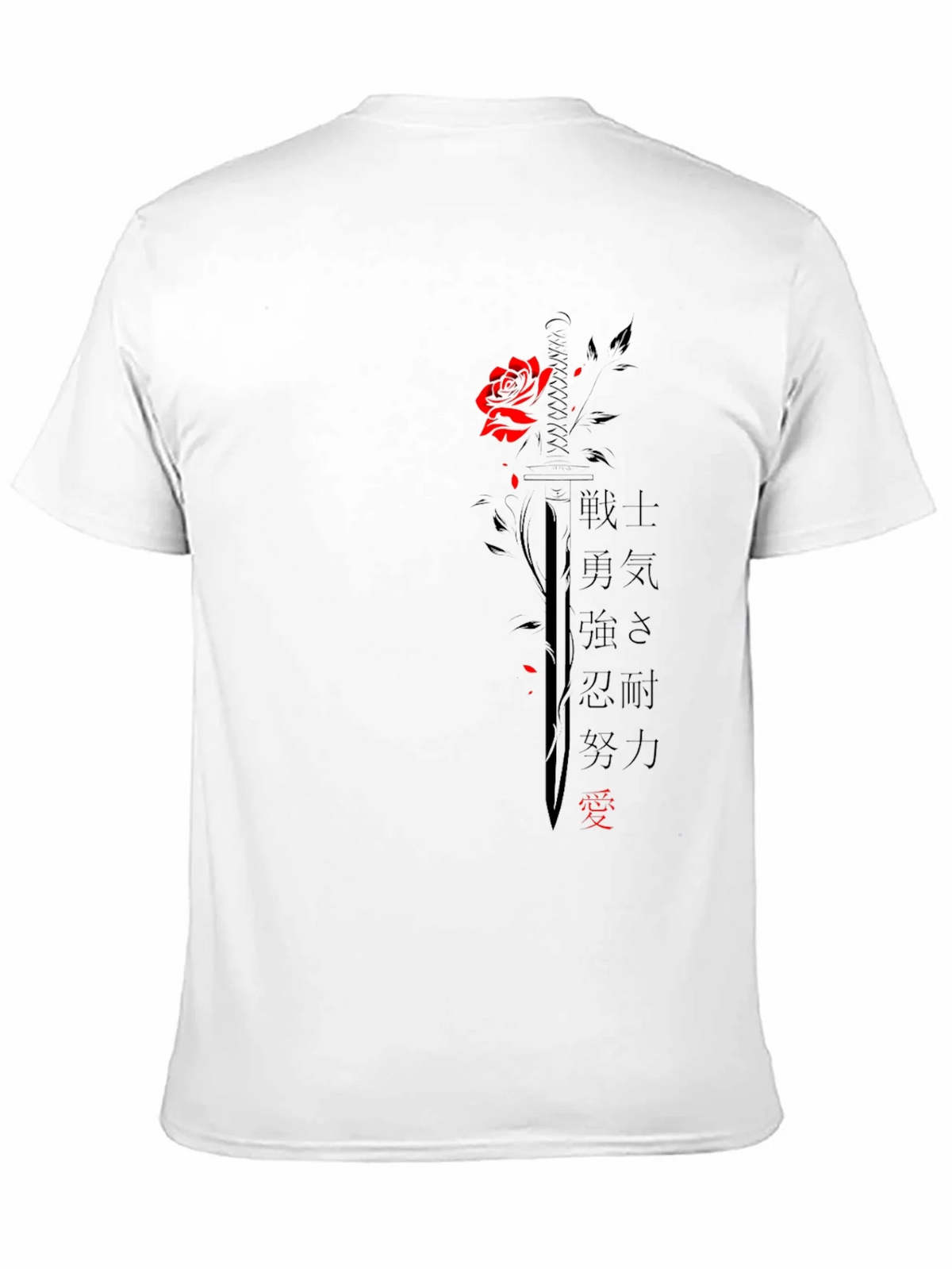 Rose & Sword Graphic T-Shirt - Black product image 9
