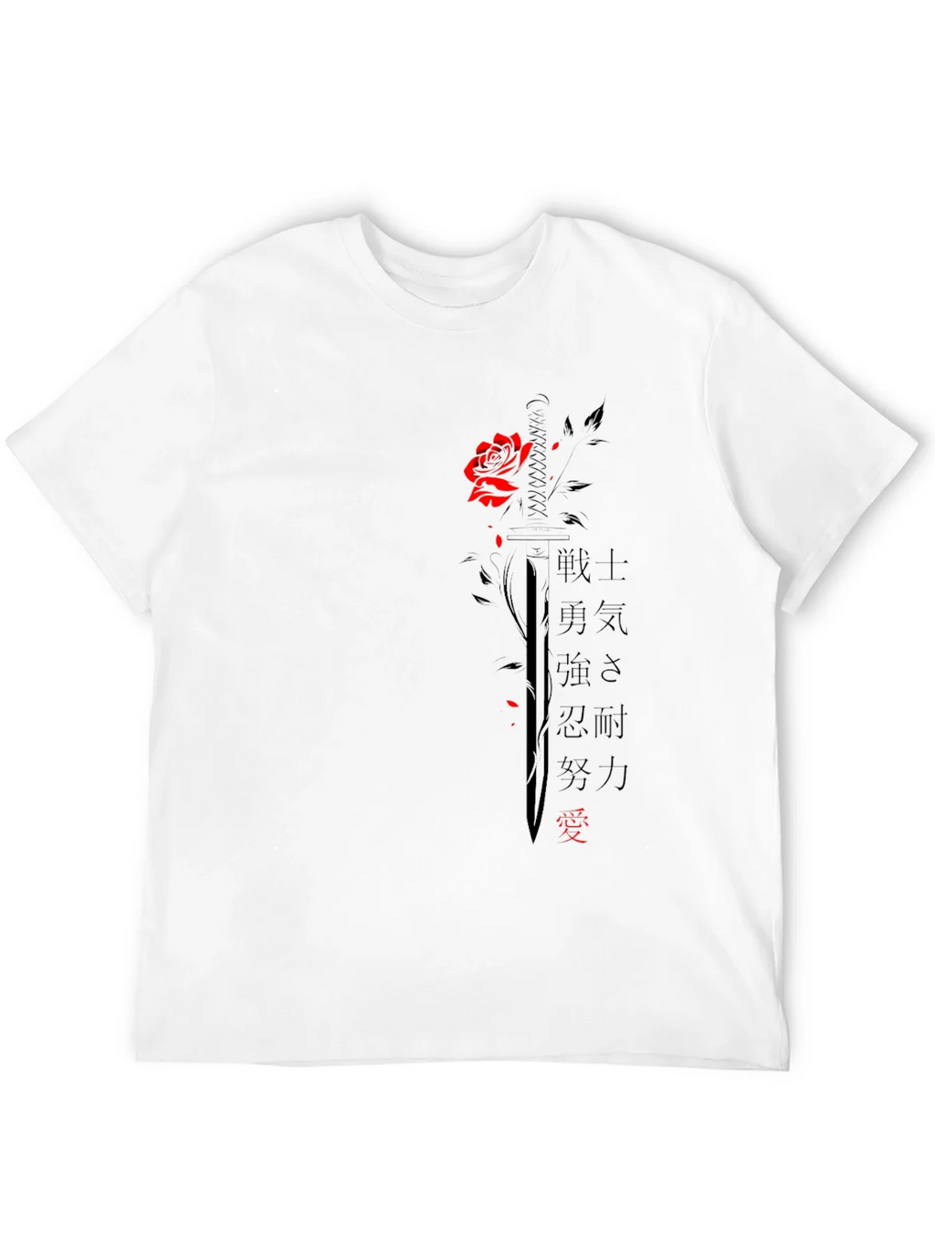Rose & Sword Graphic T-Shirt - Black product image 10