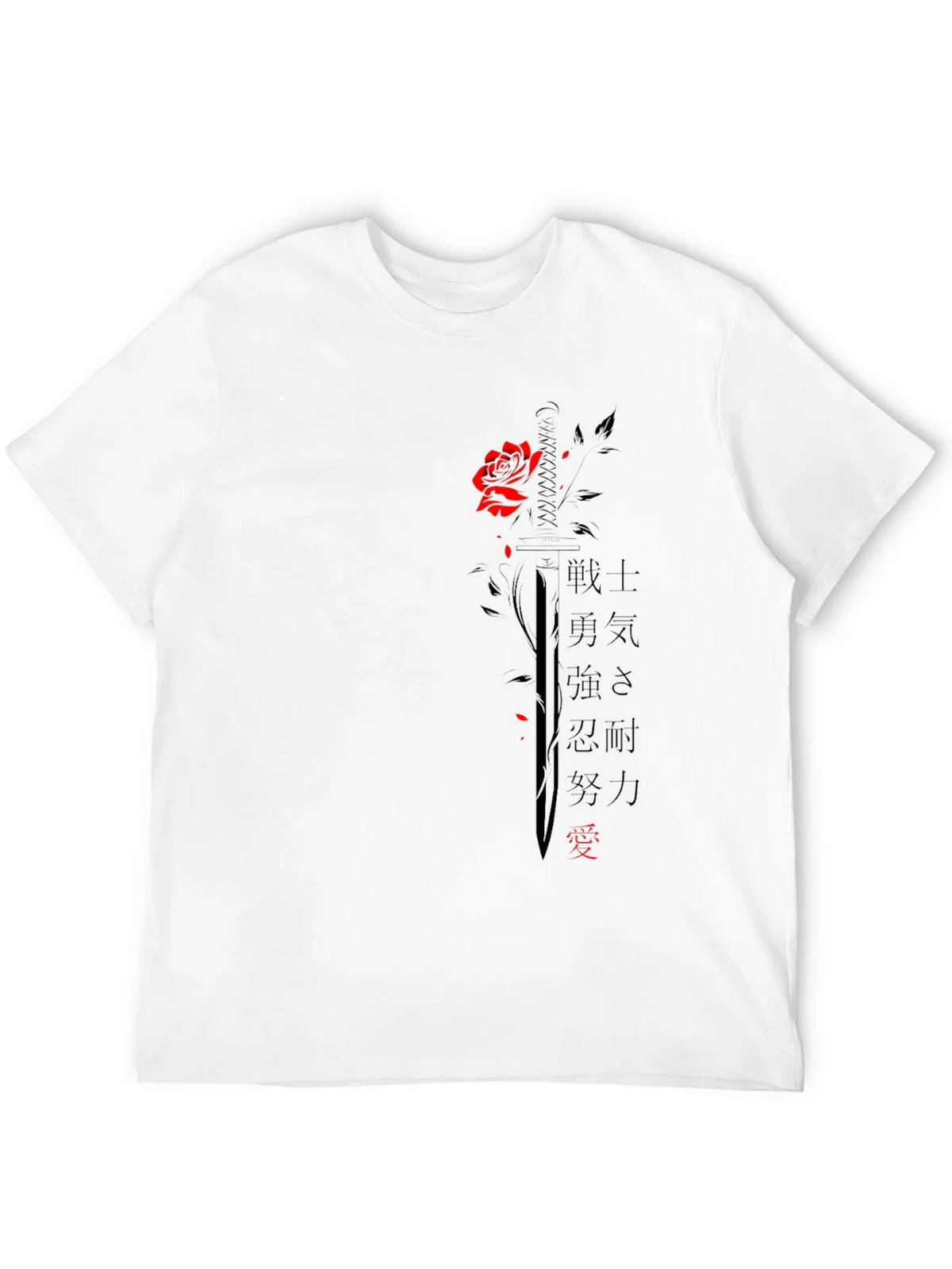 Rose & Sword Graphic T-Shirt - Black product image 10