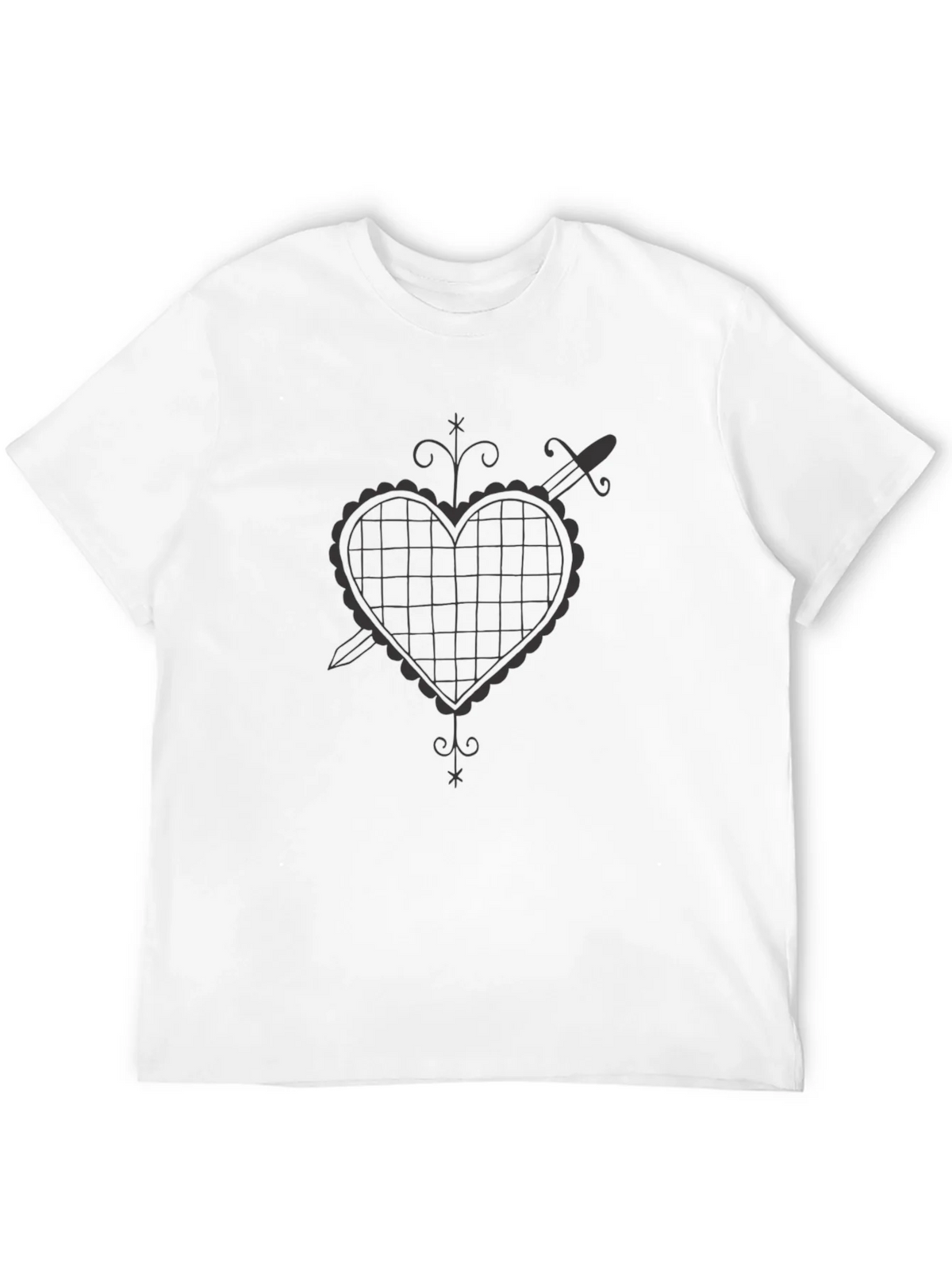 Heart & Dagger Graphic Tee - Mens Black T-Shirt product image 11
