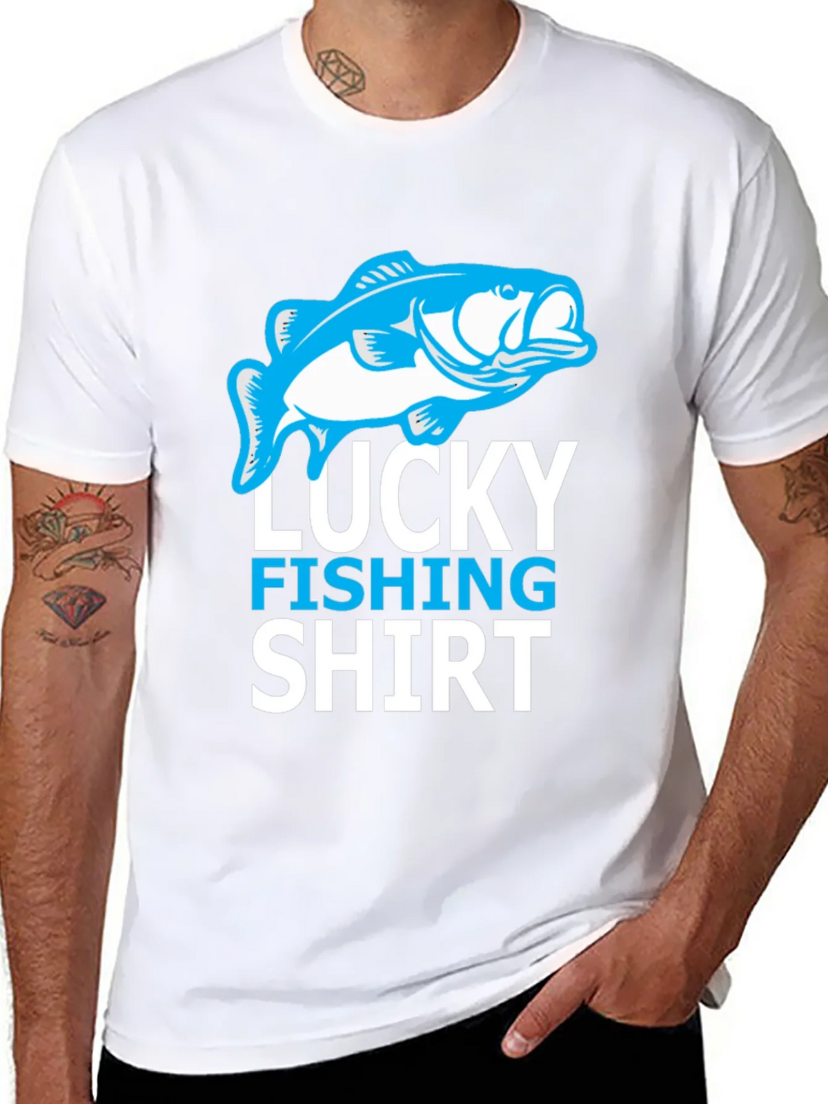 Lucky Fishing Shirt - Mens Graphic Tee product image 4