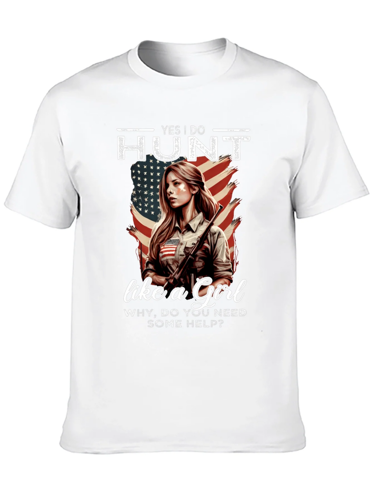 Yes I Do Hunt Like a Girl T-Shirt product image 9