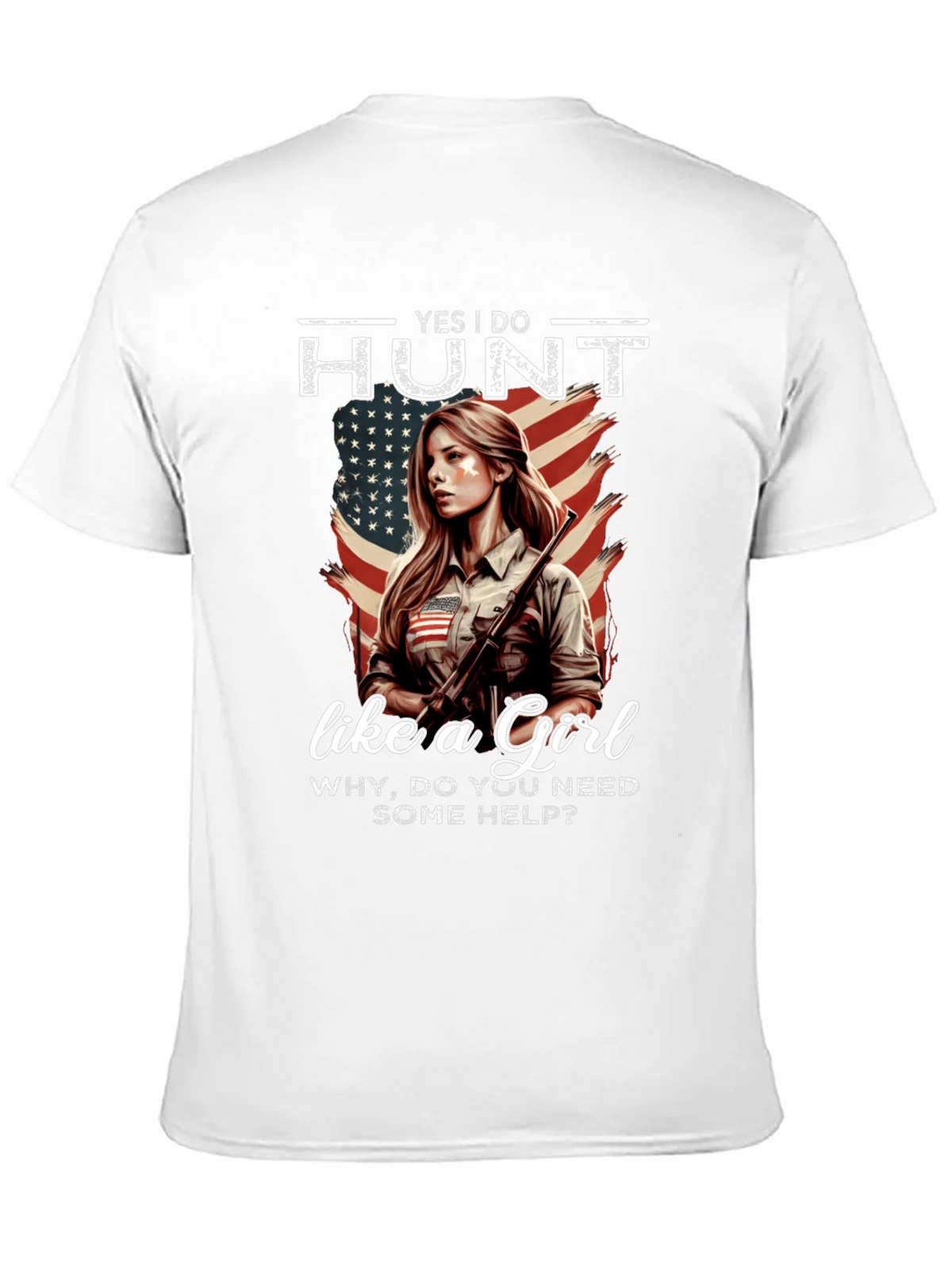 Yes I Do Hunt Like a Girl T-Shirt product image 10