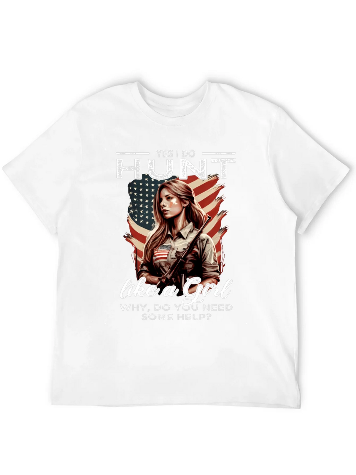 Yes I Do Hunt Like a Girl T-Shirt product image 11