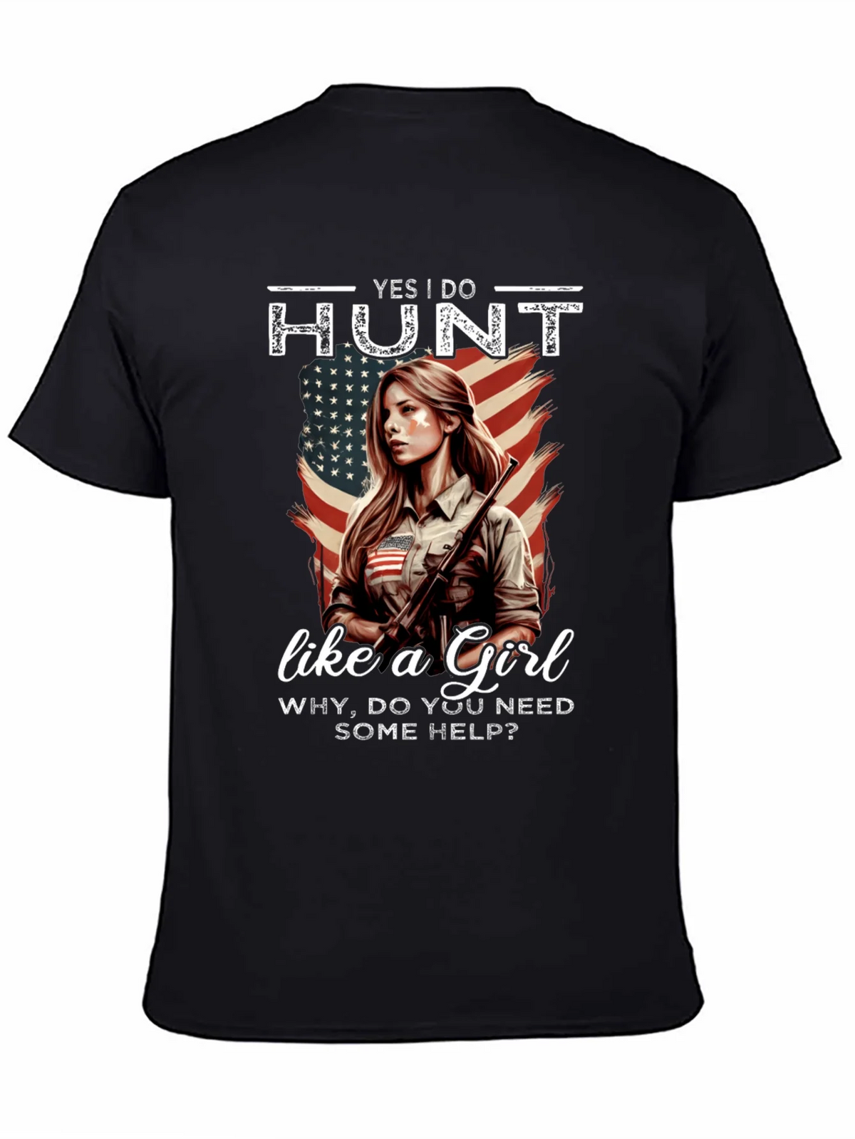 Yes I Do Hunt Like a Girl T-Shirt product image 4