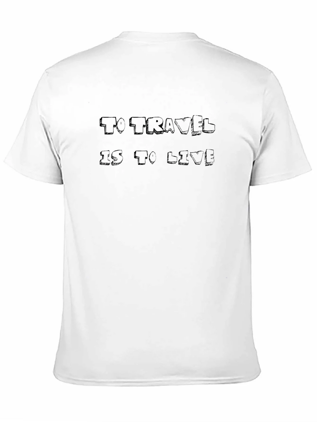 Travel Quote Black Graphic Tee Shirt product image 9