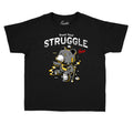 Kids- Cool Grey 3 Trust Your Hustle Shirt