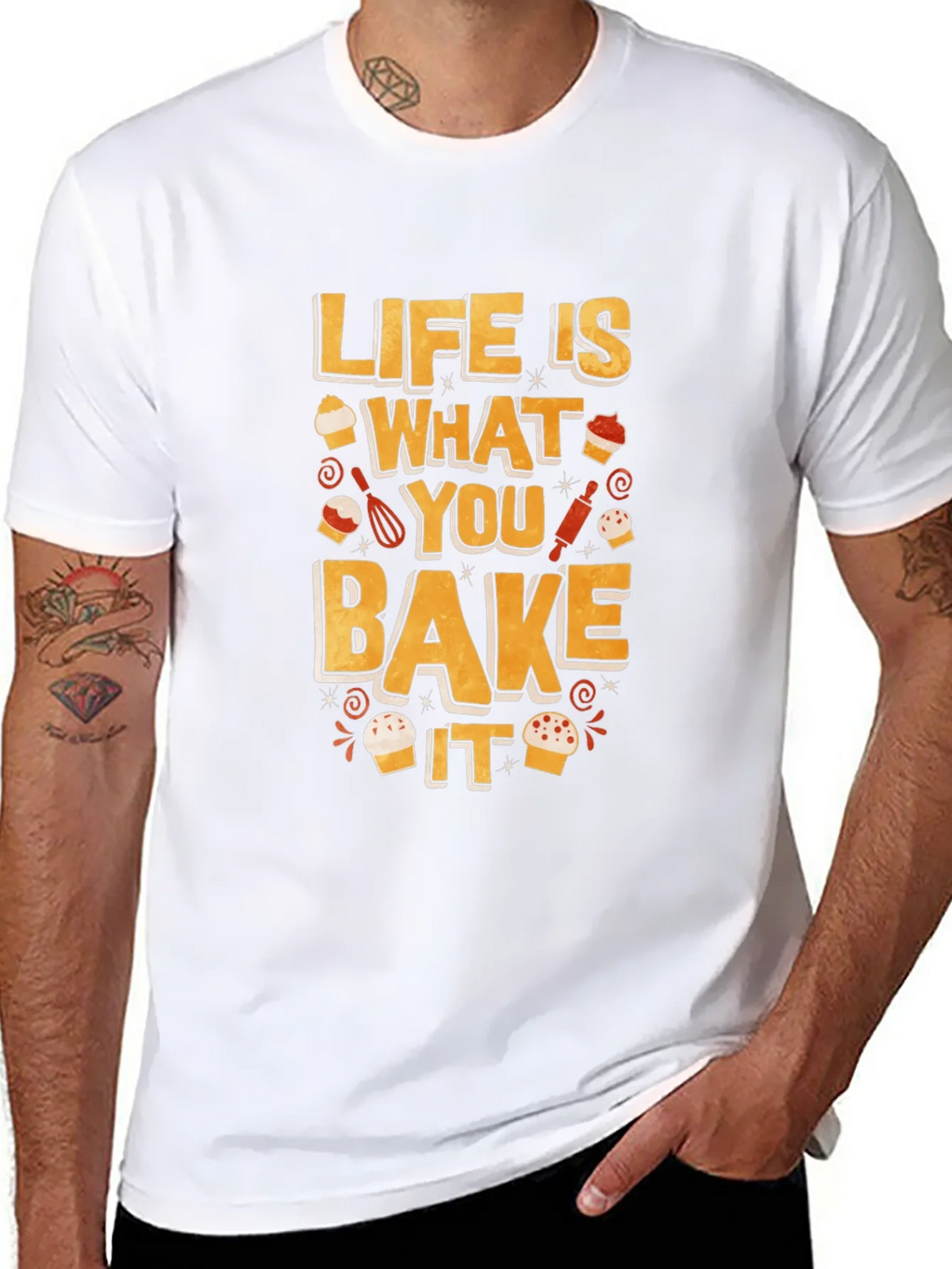 Life is What You Bake It - Funny Baking T-Shirt product image 4