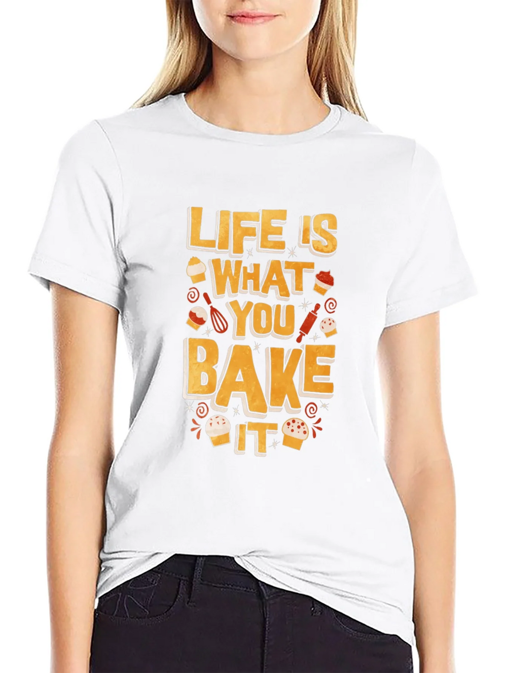 Life is What You Bake It - Funny Baking T-Shirt product image 5