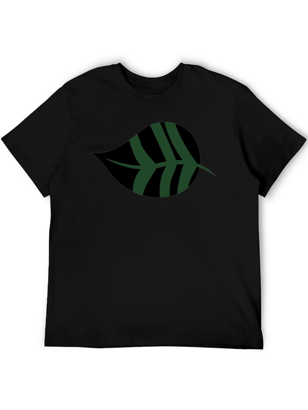 Leaf Graphic Black T-Shirt | Casual Style product image 5