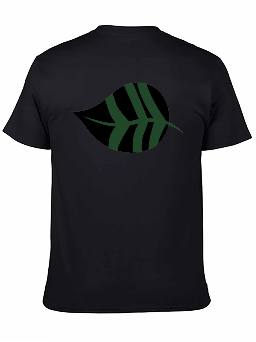 Leaf Graphic Black T-Shirt | Casual Style product image 4
