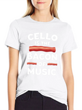 Cello is the Bacon of Music Graphic T-Shirt product image 1