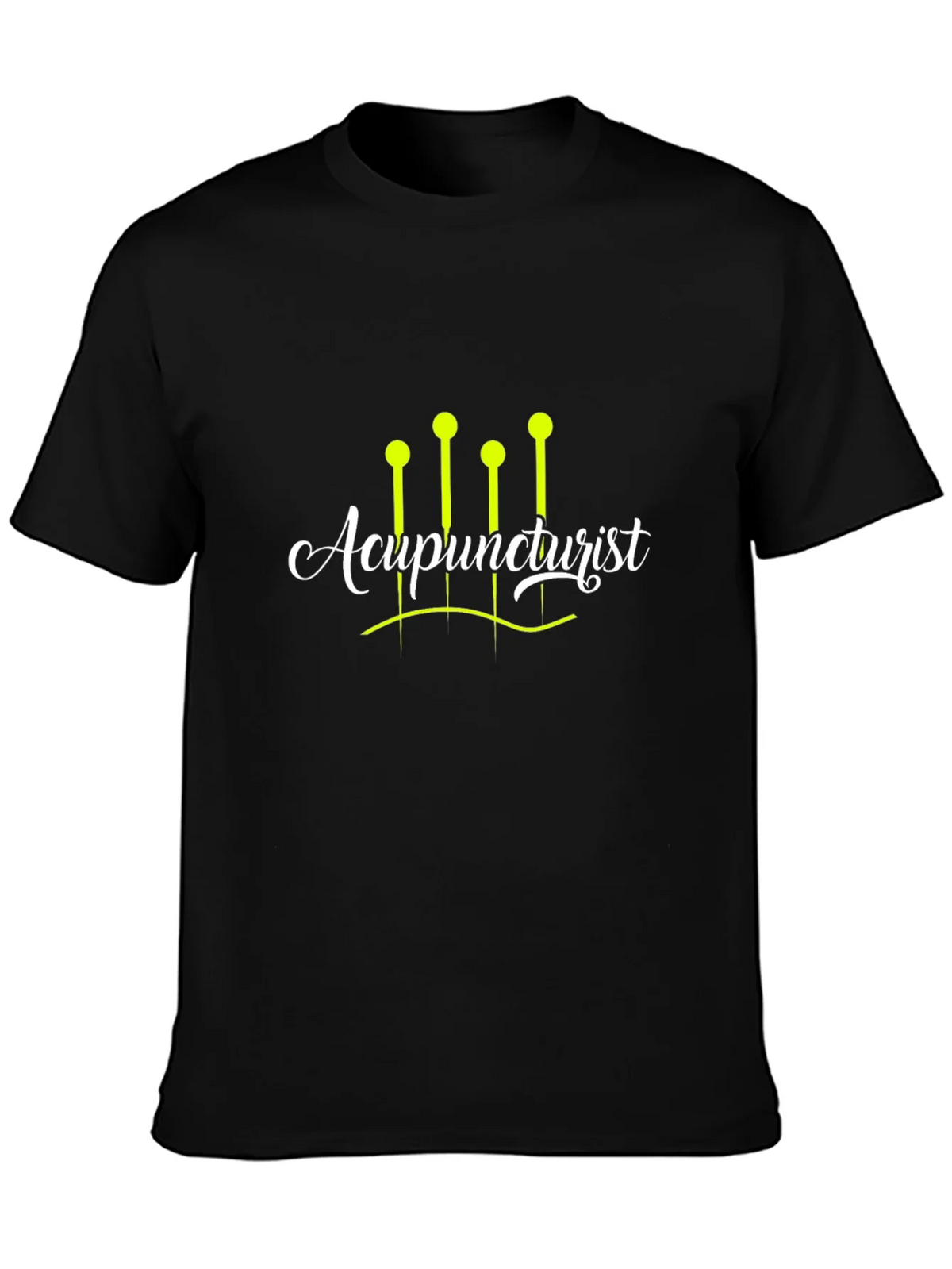 Acupuncturist Graphic Tee - Black Cotton Comfort product image 3