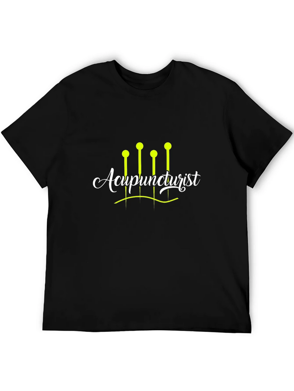 Acupuncturist Graphic Tee - Black Cotton Comfort product image 5