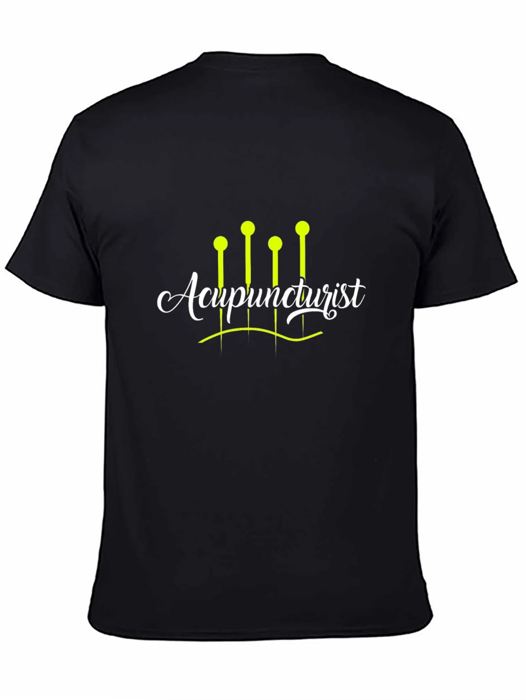 Acupuncturist Graphic Tee - Black Cotton Comfort product image 4